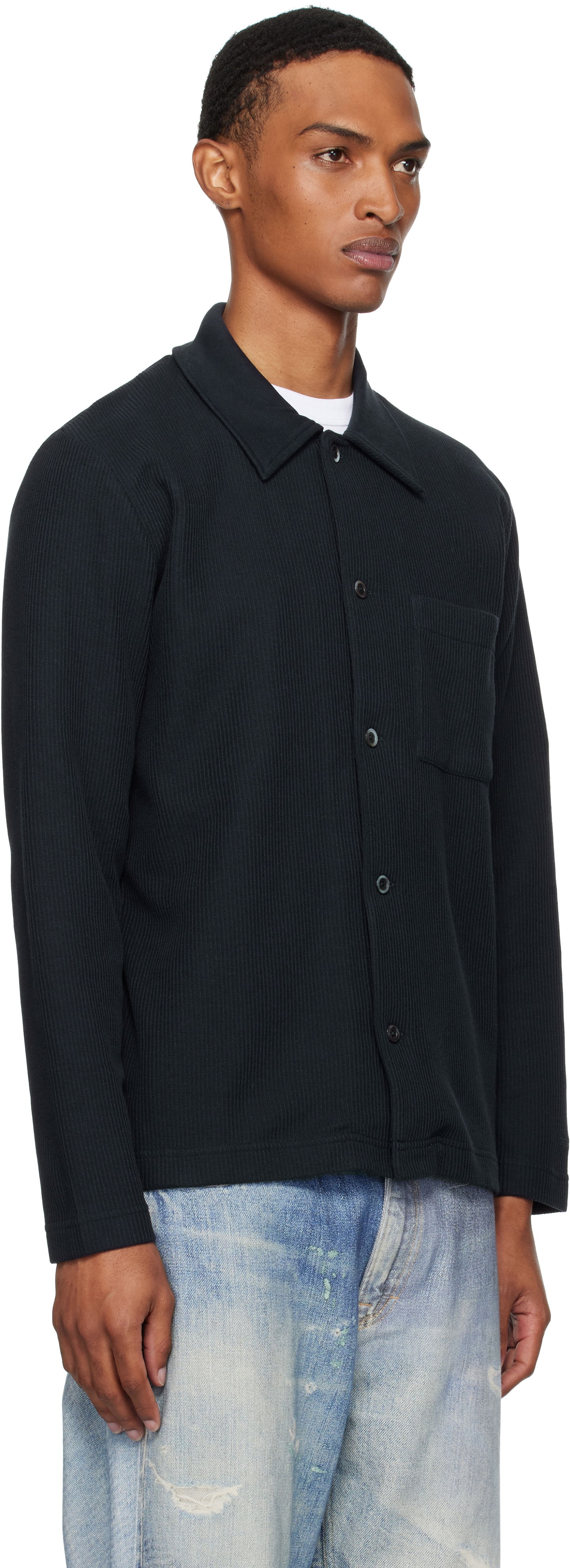 Риза NORSE PROJECTS Norse Projects Jorn Double Face Overshirt Черно | N10-0215, 1