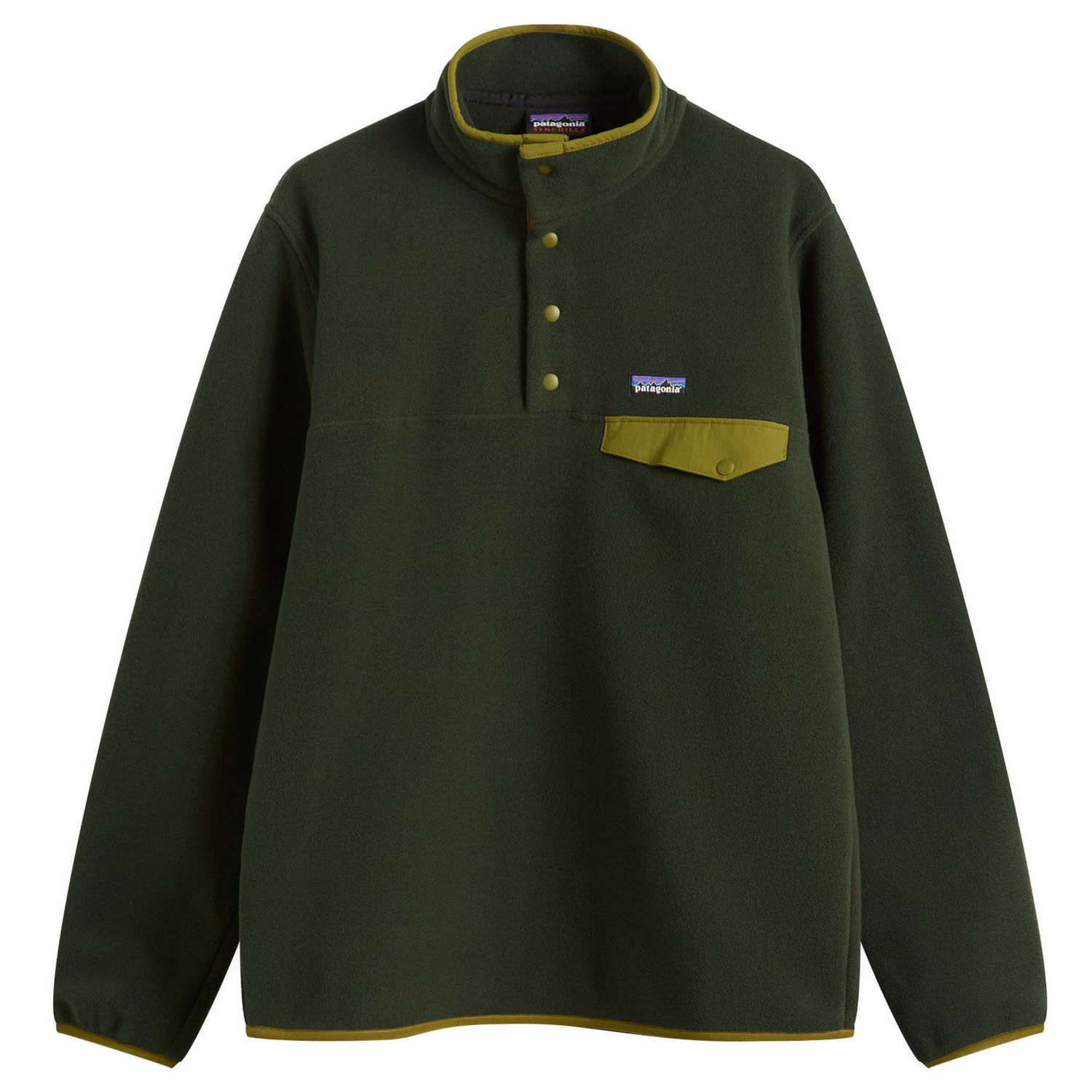 Пуловер Patagonia Lightweight Synchilla Snap-T Pullover Зелено | 25551-OLGG, 0