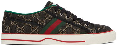 Кецове и обувки Gucci Tennis 1977 Sneakers 'Black' Черно | 606111 UN320, 0