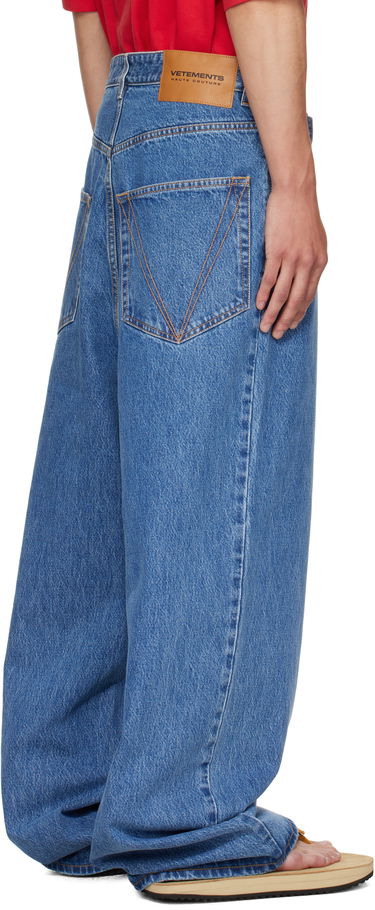 Дънки VETEMENTS Vetements Cradle of Filth Baggy Jeans Синьо | UH76DP150LB2, 2