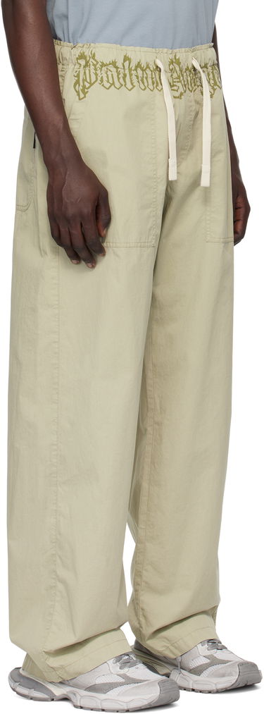 Карго панталони Palm Angels Loose-Fit Cargo Pants With Logo Waistband Бежово | PMCA117S25FAB0026156, 1