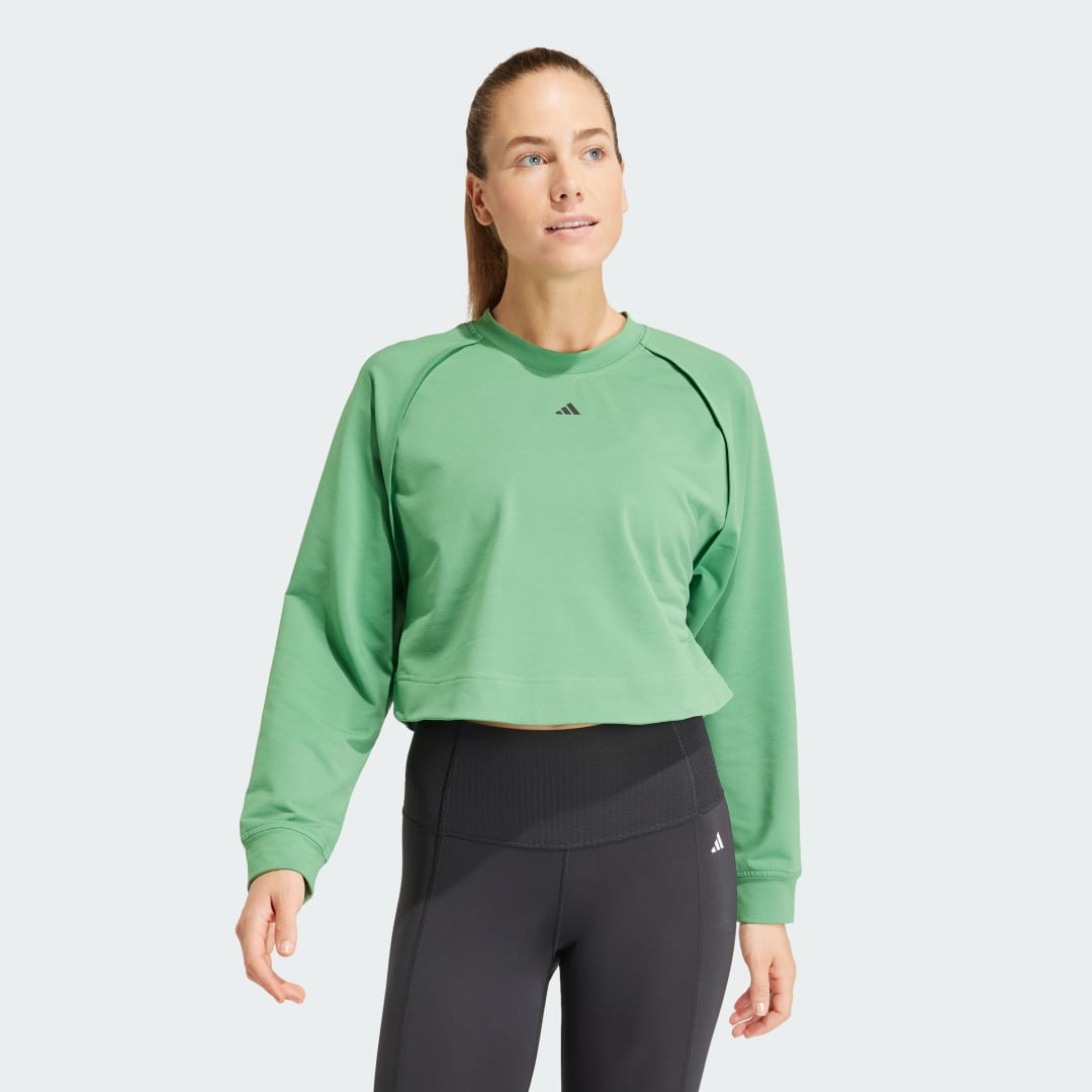 Суитчър adidas Performance Power Hidden Racerback Overlay Cover Up Зелено | IT9198, 1