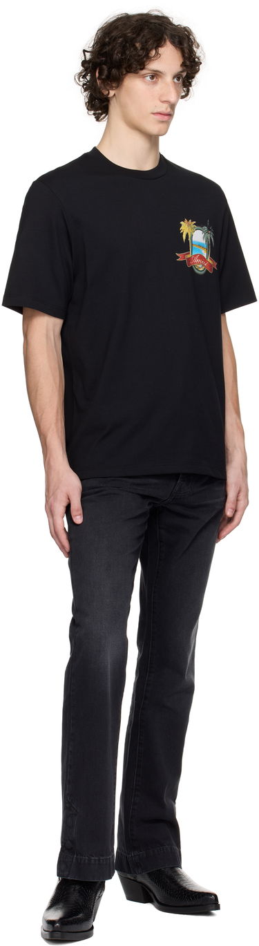 Тениска AMIRI AMIRI MA Paradise T-Shirt Черно | AMJYTE1217, 3