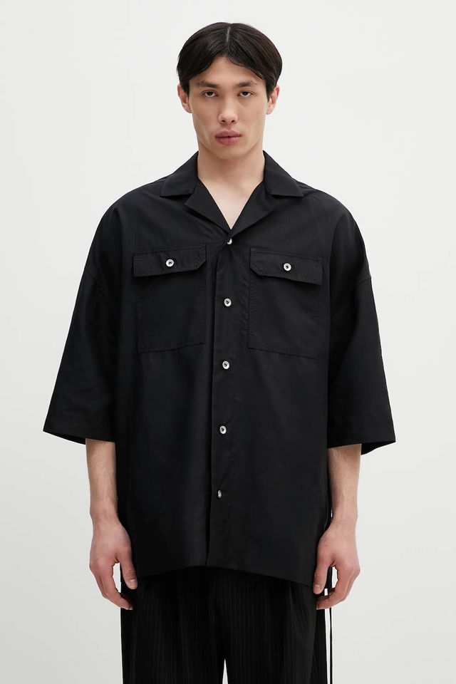 Magnum Tommy Relaxed Fit Camp Collar Shirt with Chest Pockets