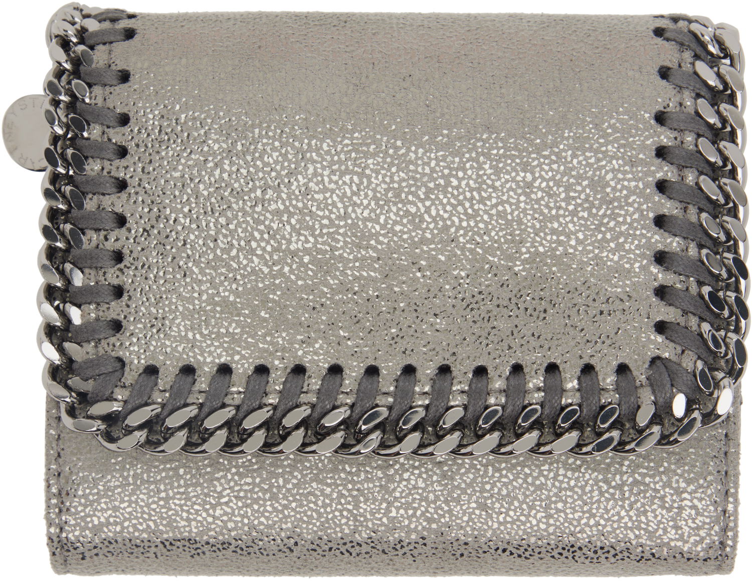 Портфейл Stella McCartney Stella McCartney Falabella Small Flap Wallet Металик | 431000WP0609, 0
