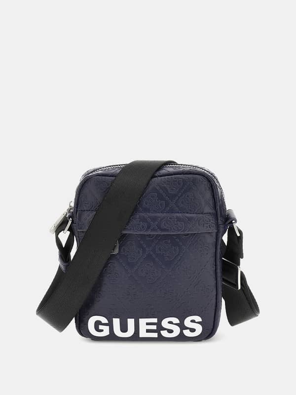 Дамска чанта GUESS Venezia 4G Logo Mini Crossbody Bag Черно | HMVELOP4293, 0
