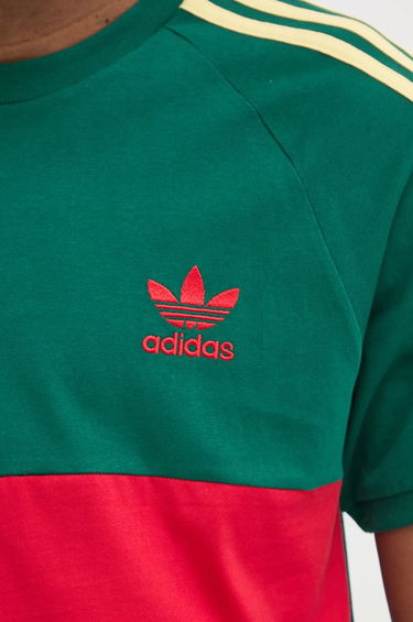 Тениска adidas Originals 3S Panel T-Shirt Зелено | JD4277, 4