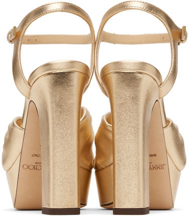Pокля Jimmy Choo Jimmy Choo Heloise 120 Heeled Sandals Металик | HELOISE 120, 1