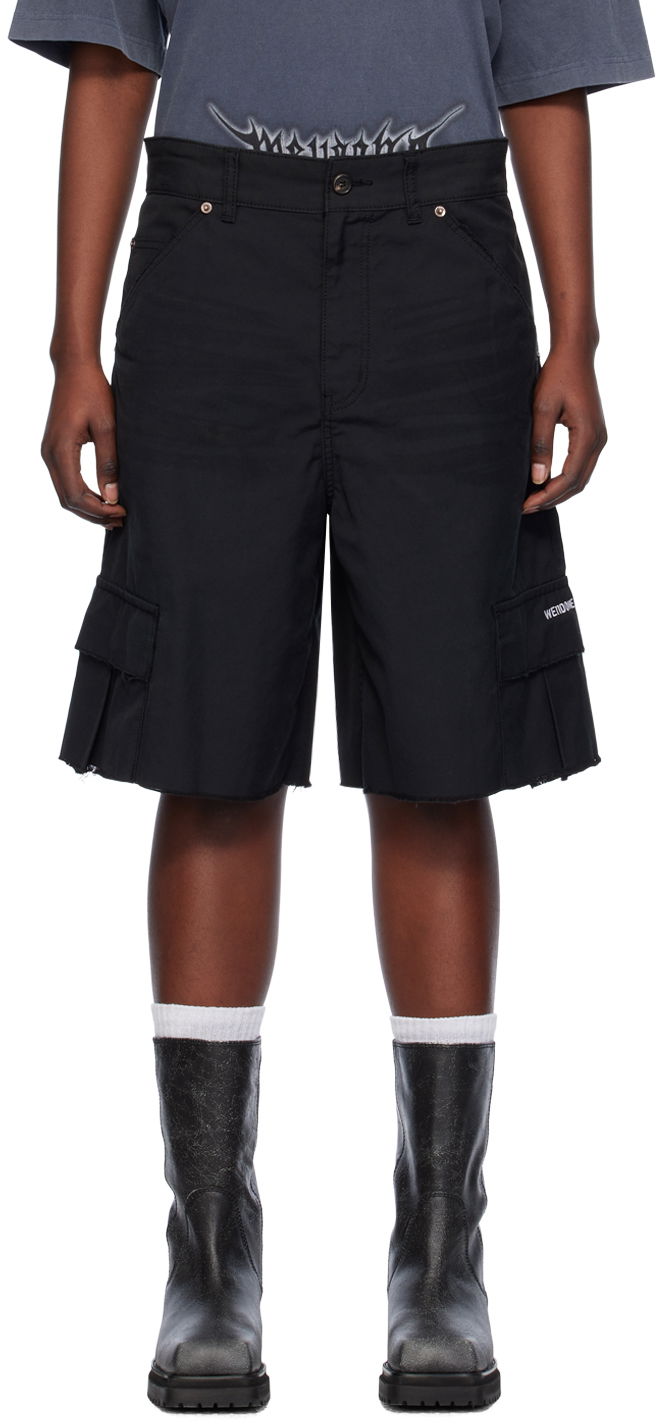 Къси панталони We11done We11done Cropped Cargo Shorts Черно | WD-DP0-24-344-M-BK, 0