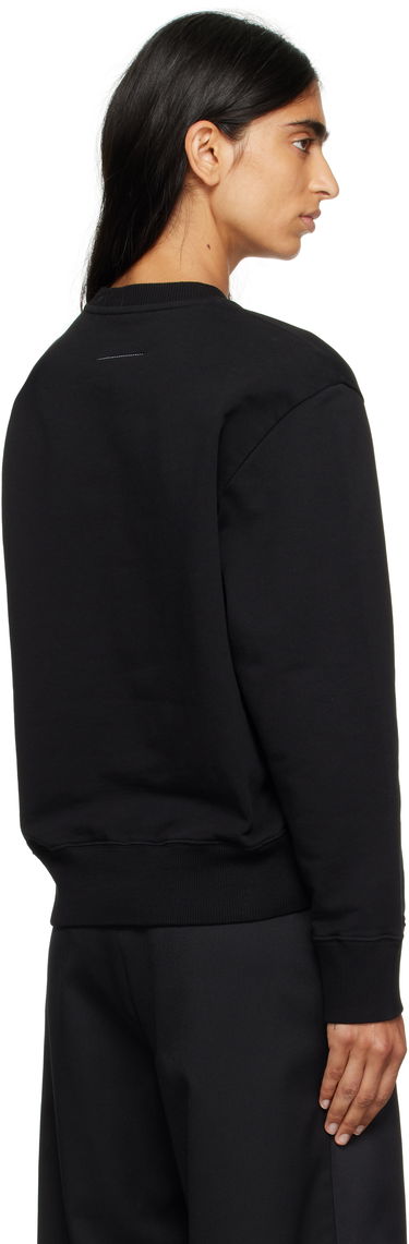 Суитчър Maison Margiela MM6 Maison Margiela Logo Patch Sweatshirt Черно | S52GU0247 M25025, 2