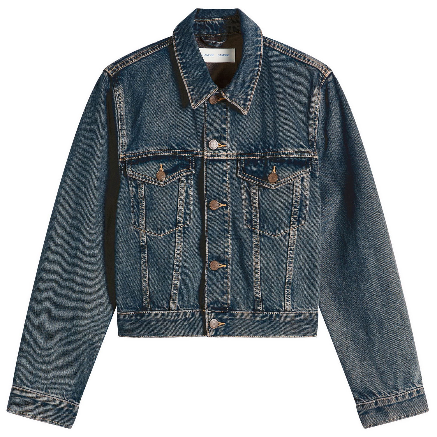 Яке Samsoe Samsoe Sabeth Denim Jacket Синьо | F25300108-CLR002308, 0