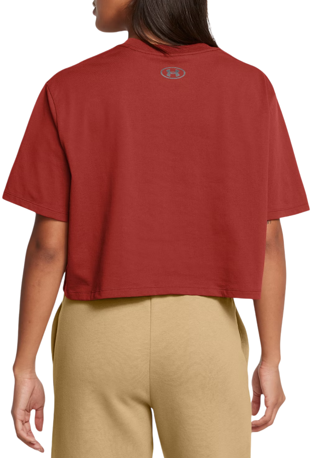 Тениска Under Armour T-Shirt Boxy Crop Short Sleeve Червено | 1386845-840, 1