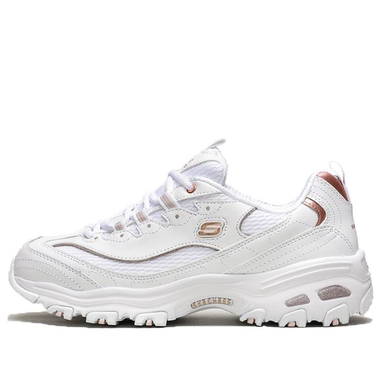 Кецове и обувки Skechers D'Lites Copper Divine Бяло | 13145-WTRG