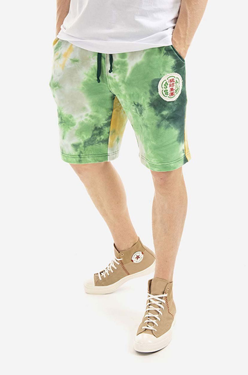 Къси панталони CLOT Badge Shorts Зелено | CLSRS50016.GREEN