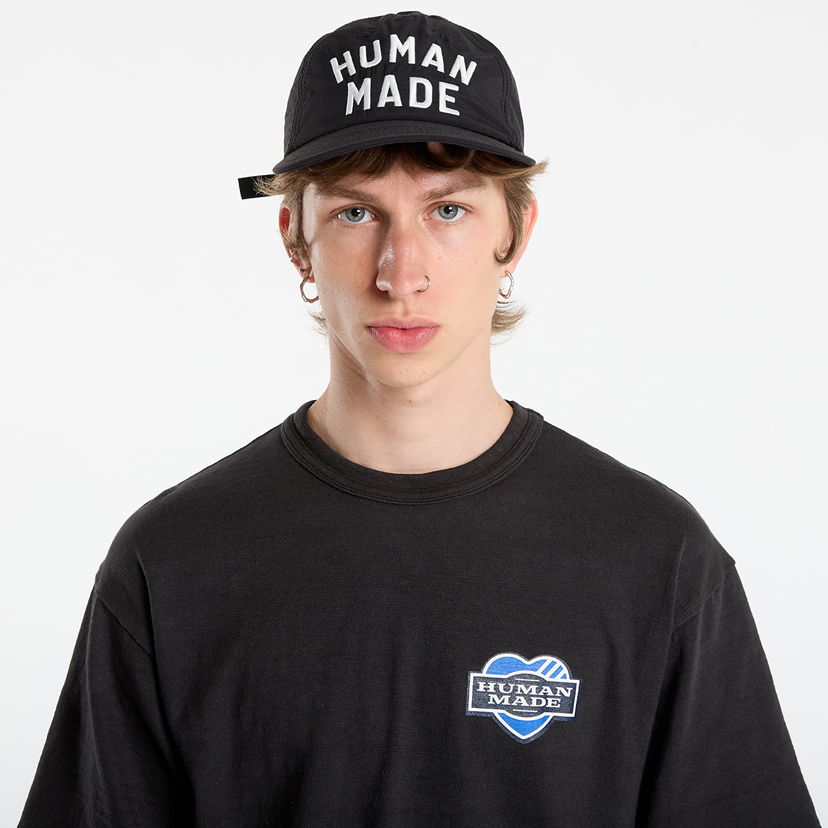 Шапка с козирка Human Made HUMAN MADE 5-Panel Nylon Cap Черно | HM30GD070BK