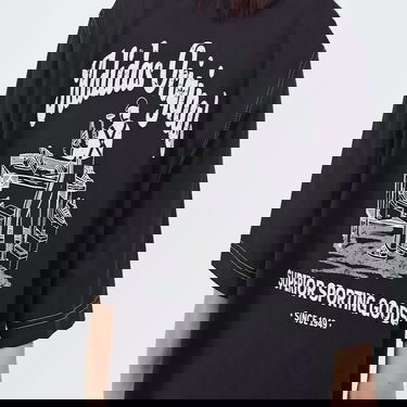 Тениска adidas Performance Black T-Shirt With Small Logo Print Черно | JP4477, 1