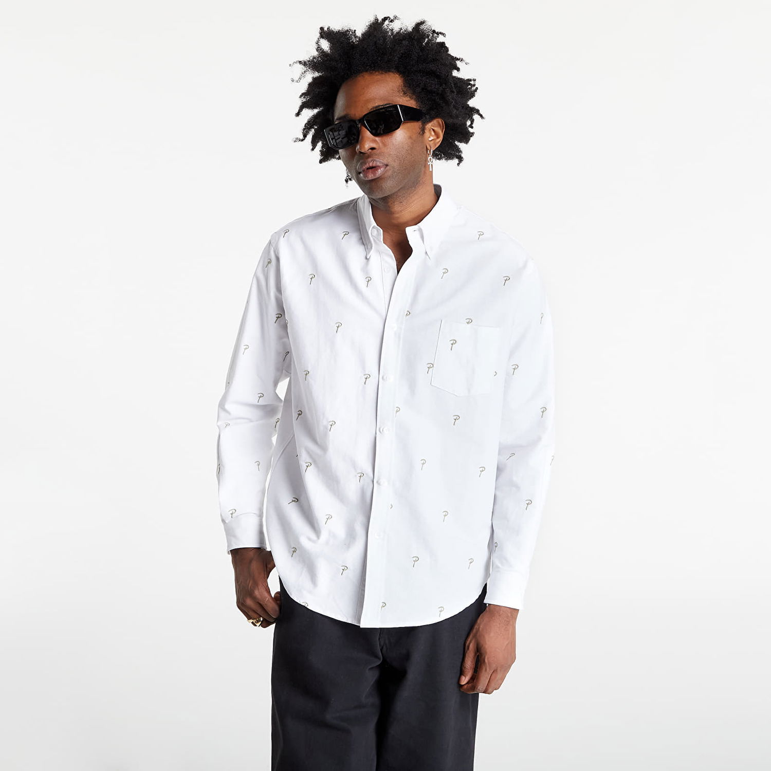 Риза Patta Oxford Longsleeve Shirt Бяло | POC-BC-OXFORD-LSS-001, 0