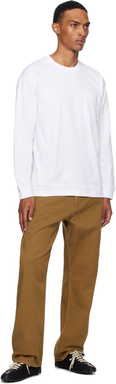 Тениска NORSE PROJECTS Norse Standard Heavy Loose Long Sleeve T-Shirt Бяло | N10-0213, 3