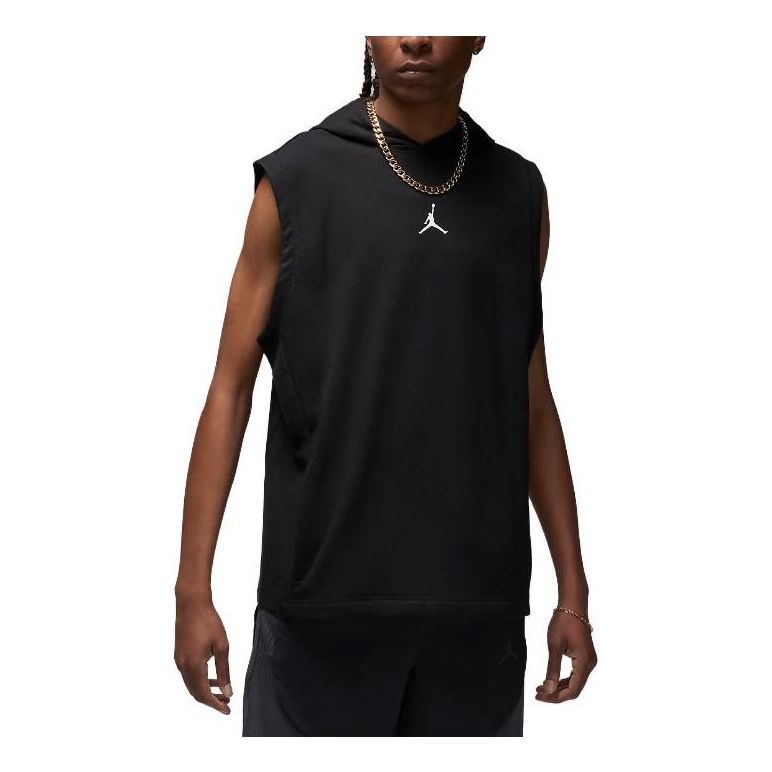 Потник Jordan Men's Dri-FIT Sport Fleece Sleeveless Hoodie Черно | DZ0572-010
