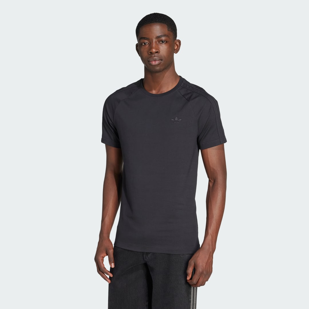 Тениска adidas Originals Adicolor Trefoil Tight T-Shirt Черно | JX1542, 0