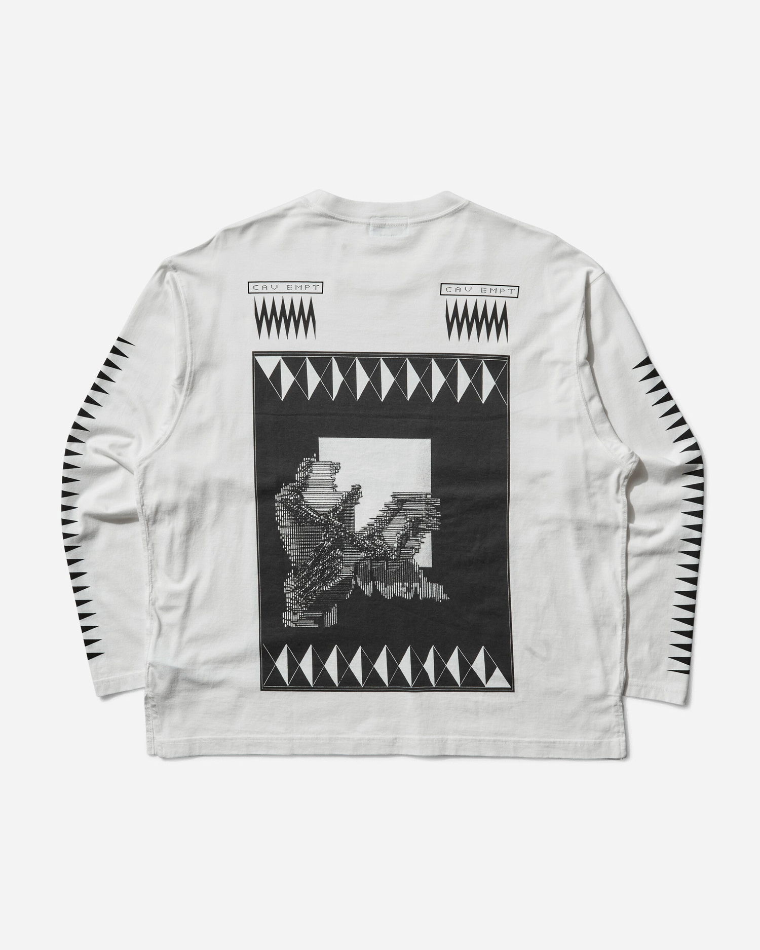 Тениска Cav Empt Century Cameo Longsleeve T-Shirt Бяло | CES28LT03 WHITE, 0