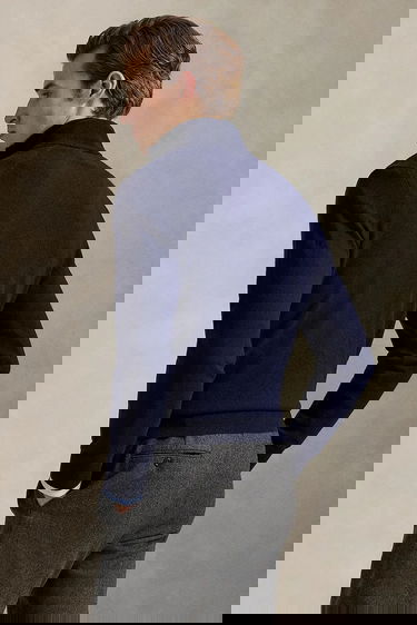 Пуловер Polo by Ralph Lauren Wool Half-Zip Polo Bear Sweater Тъмно синьо | 710978300, 1