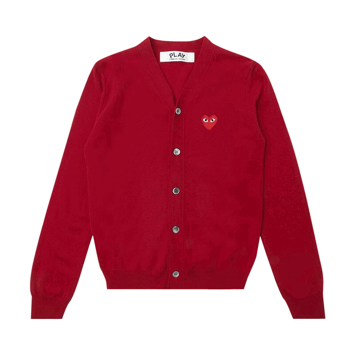 Пуловер Comme des Garçons PLAY Knit Cardigan Червено | az n008 051 5, 0