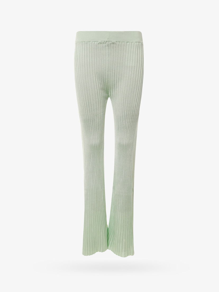 Панталони Jil Sander Ribbed Trousers Зелено | J02KA0187J18287334