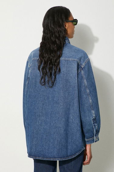 Риза Samsoe Samsoe Samsoe Samsoe Salea Relaxed Denim Shirt Синьо | F24200016, 2