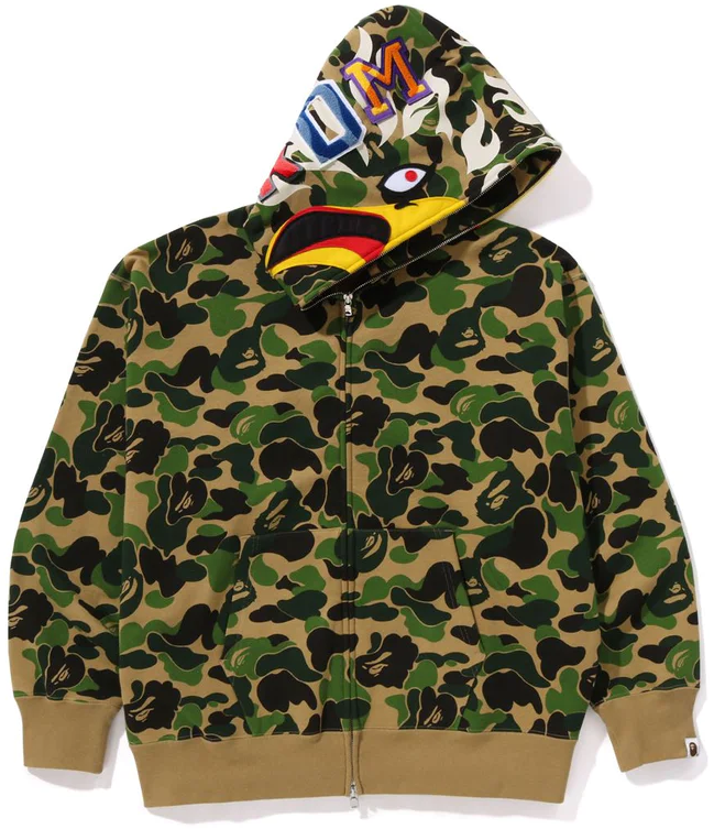 Суитчър BAPE Bape x READYMADE ABC Camo Eagle Relaxed Fit Full Zip Hoodie Green Зелено | 0ZXSWM115901M, 0