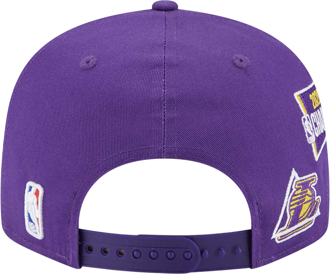 Шапка с козирка New Era 9FIFTY NBA Los Angeles Lakers Champions Patch Snapback Cap Лилаво | 60364222-lila, 1
