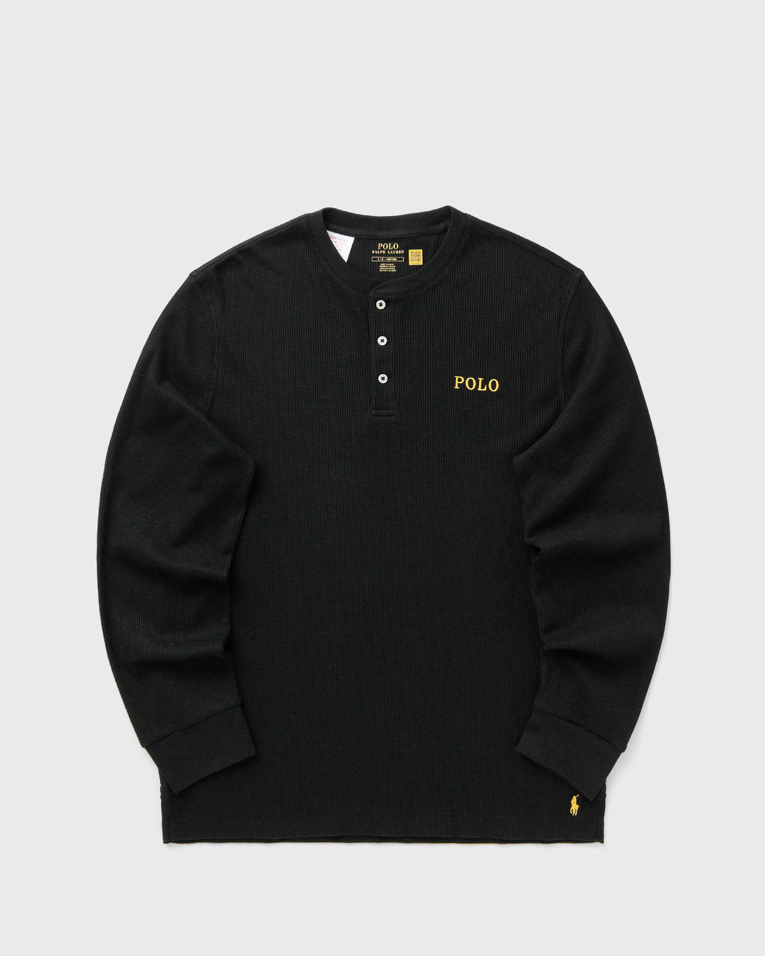 Пижама Polo by Ralph Lauren Polo Ralph Lauren Long Sleeve Henley Sleep Top Черно | 714950609003, 0