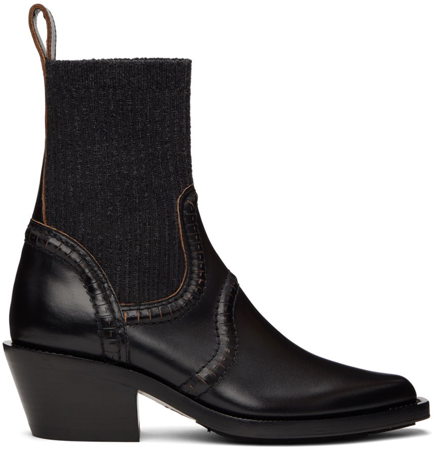 Кецове и обувки CHLOÉ Chloé Nellie Ankle Boots Черно | CHC22W706V4, 0