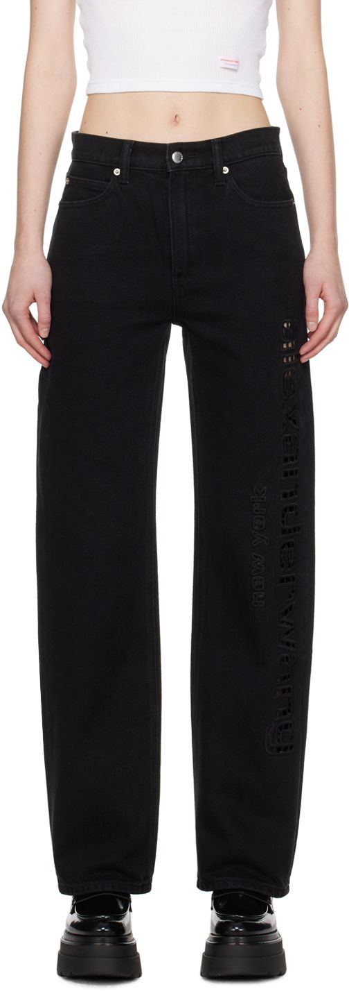Дънки Alexander Wang EZ Jeans Черно | 4DC1244245, 0