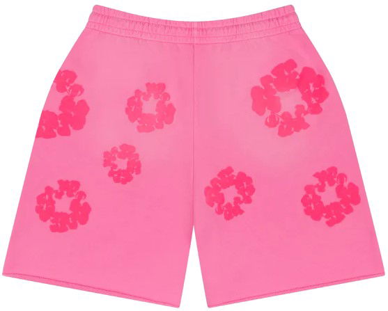 Къси панталони Denim Tears Cotton Wreath Sweat Shorts Розово | ss25brs0611, 1