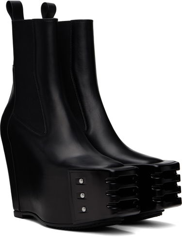 Аксесоари Rick Owens Rick Owens Porterville Grilled Wedge Beatle Chelsea Boots Черно | RO02D3848 LOOGR, 3