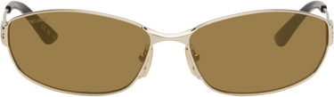 Слънчеви очила Balenciaga Balenciaga Rectangular Metal Sunglasses Металик | BB0336S-003, 0