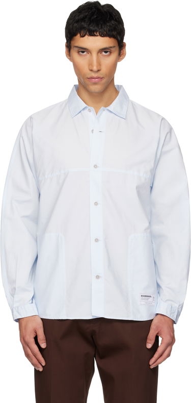 Риза Neighborhood Dolman Sleeve Long-Sleeve Shirt Синьо | 252AQNH-SHM01, 0