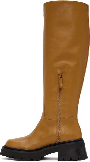 Облекло BY FAR BY FAR Russel Knee-High Boots Кафяво | 22FWRUSDPNBSSP, 2