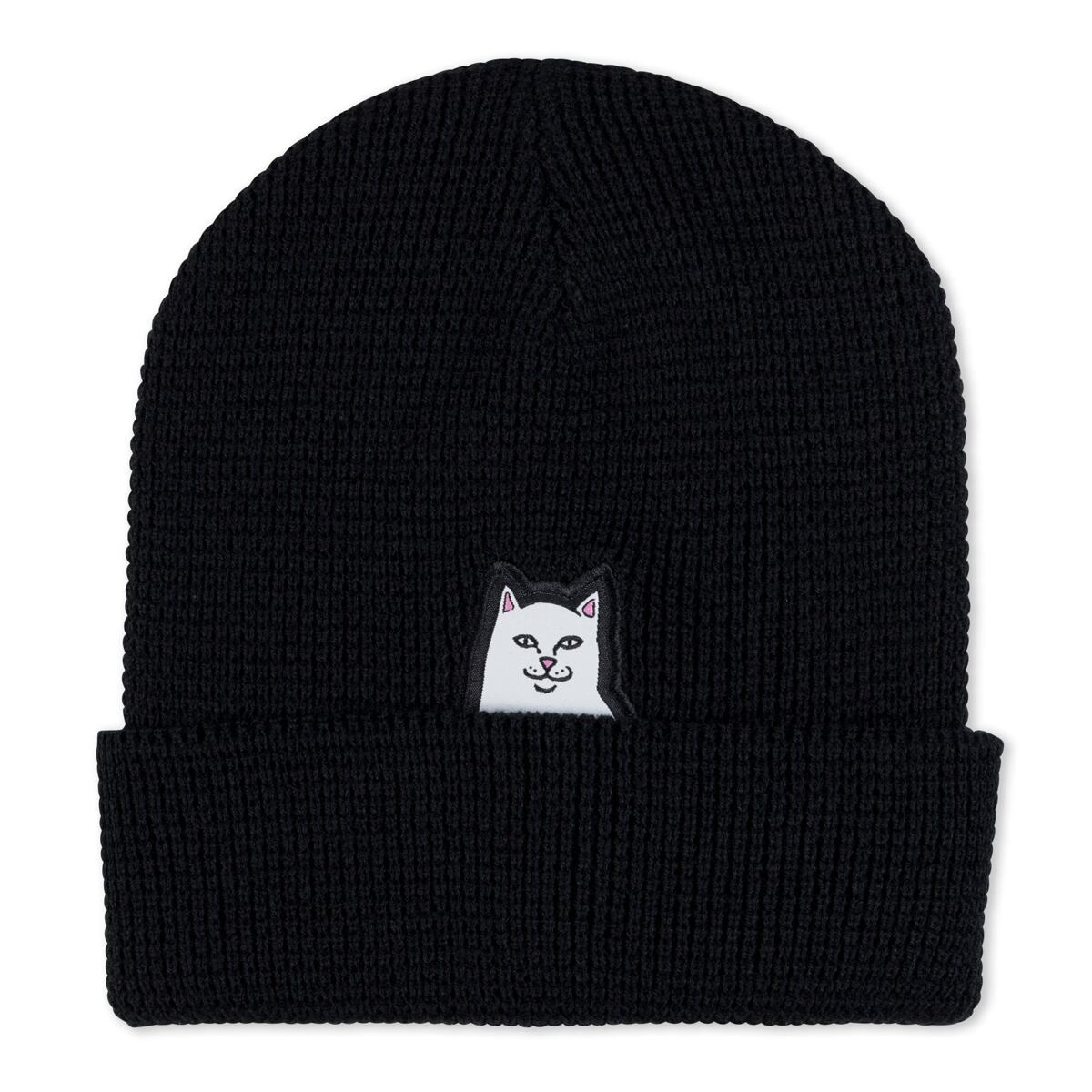 Шапка RIPNDIP Rip N Dip Lord Nermal Beanie Черно | RND1890N, 0