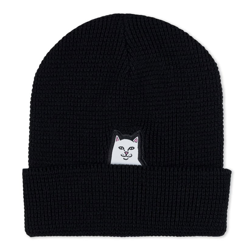 Шапка RIPNDIP Rip N Dip Lord Nermal Beanie Черно | RND1890N