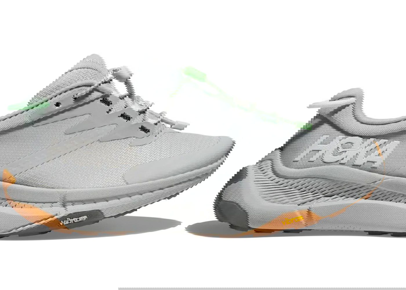 Кецове и обувки Hoka One One Transport Harbor Mist Lime Glow (Women's) Сиво | 1123154-HMLG, 0
