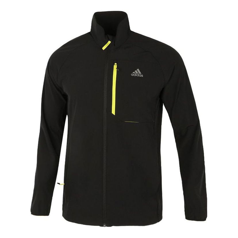 Ветровка adidas Originals Windproof Stand Collar Outdoor Jacket Черно | GN7347