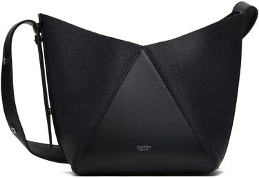 Чанта през рамо Max Mara Max Mara Small Leather Shoulder Bag Черно | 2424516041600, 0