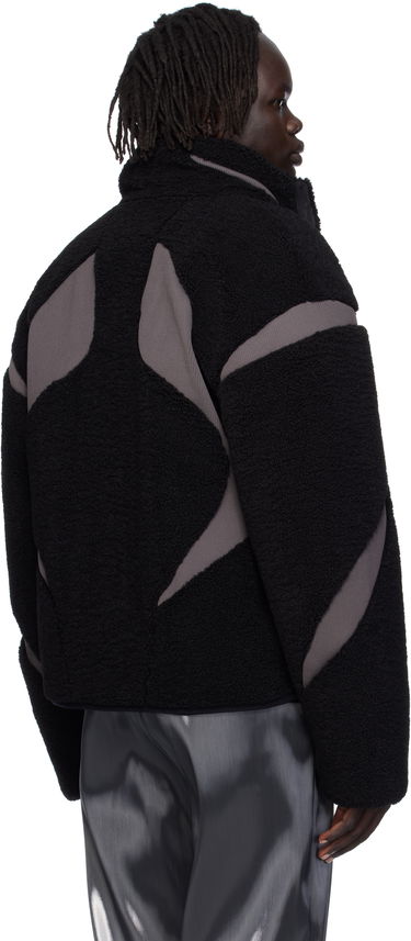 Яке HELIOT EMIL Custo Fleece Jacket Черно | AW25_M_02_139_BLK01_CO, 2
