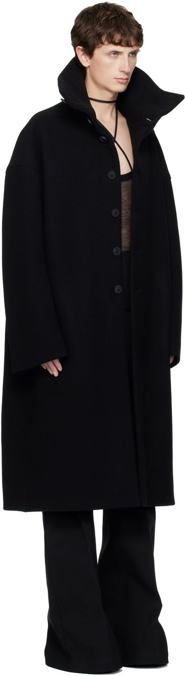 Палта Rick Owens Concordians Dracucollar Long Coat Черно | RR02E1900 WSF, 1