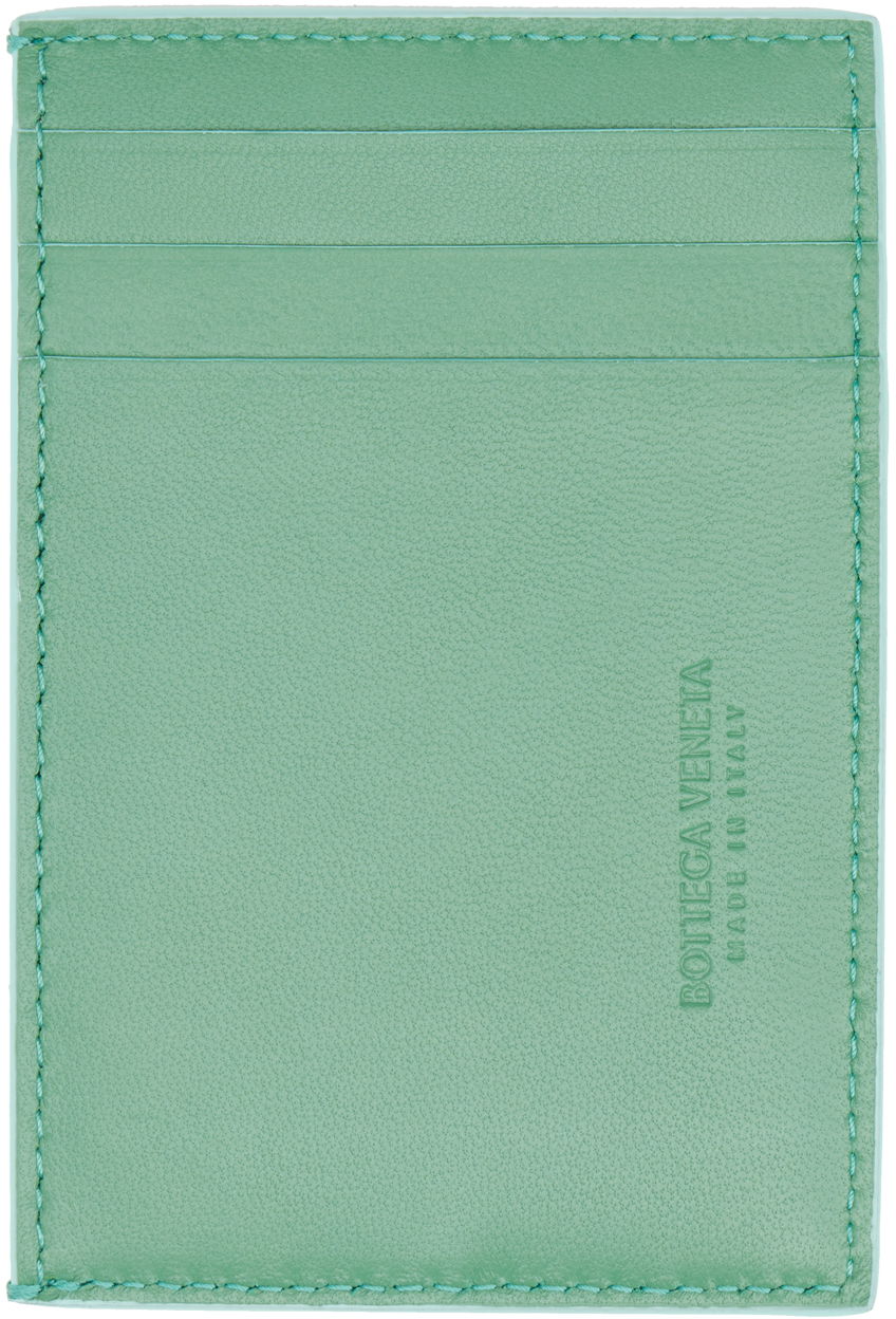 Портфейл Bottega Veneta Credit Card Holder Зелено | 651401 V2PN1, 1