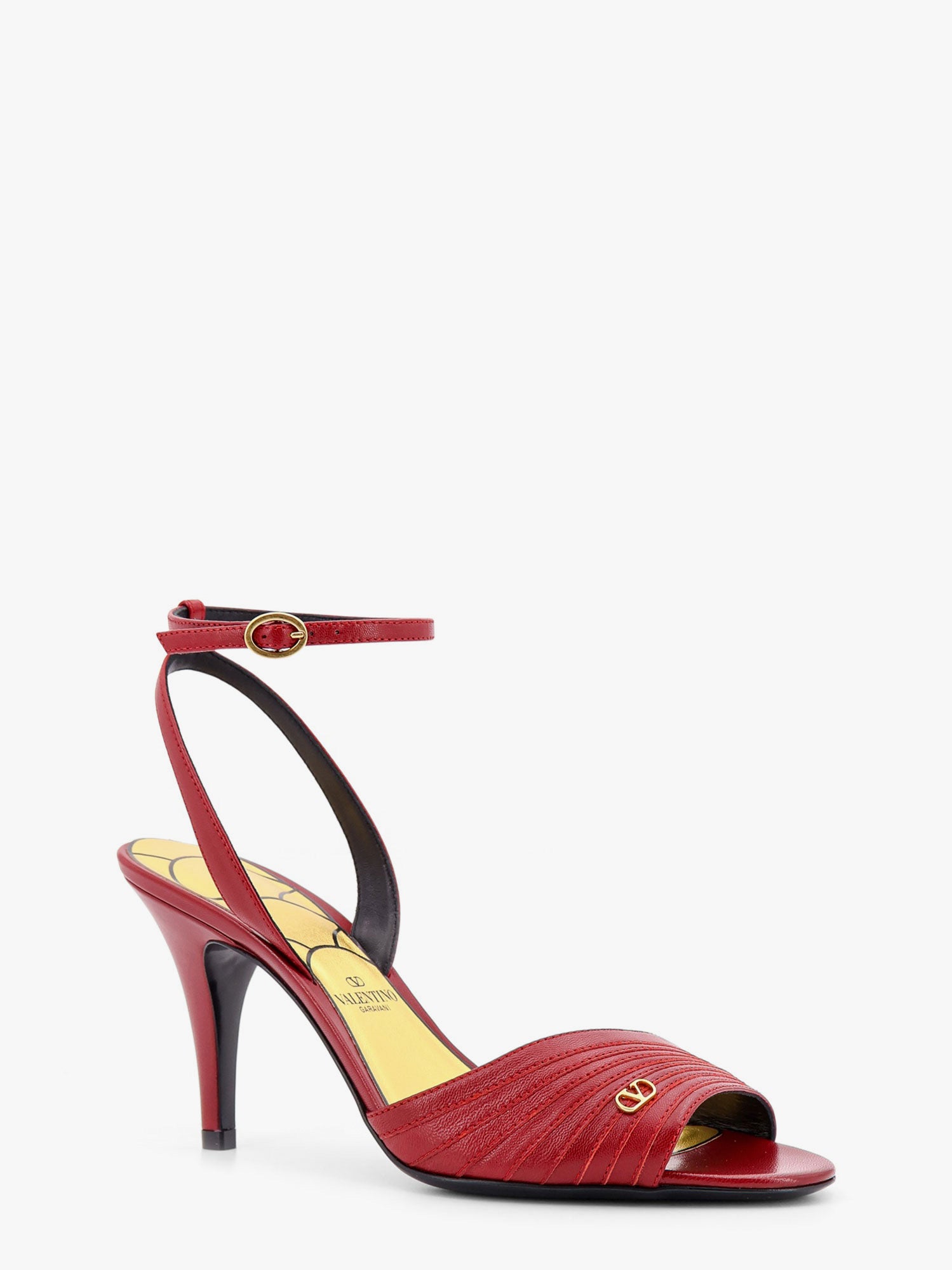 Кецове и обувки Valentino Garavani Ladycrush Heeled Sandals Червено | 6W2S0LD0DDTWQ1, 1