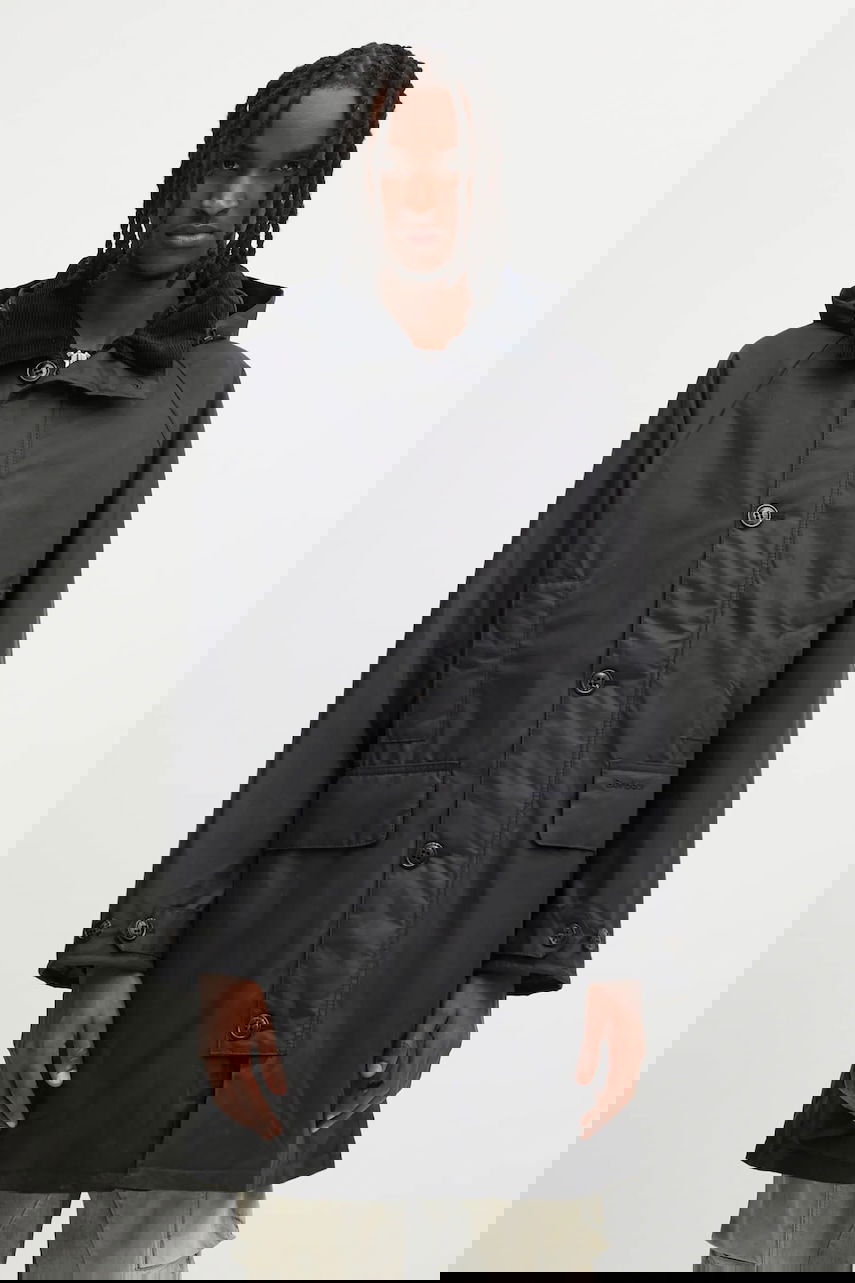 Тренчкот Barbour Barbour Beaudale Wax Trench Coat Черно | MWX2488NY92, 0