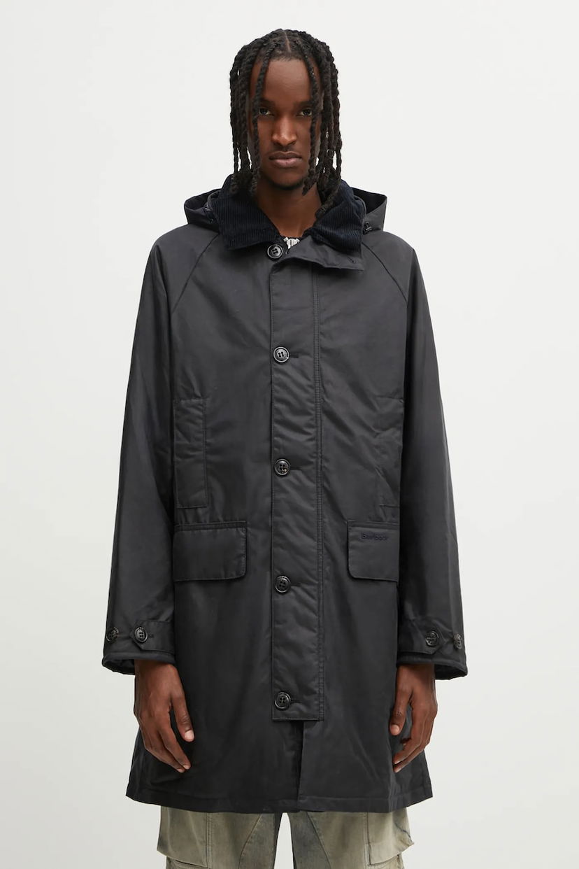 Тренчкот Barbour Barbour Beaudale Wax Trench Coat Черно | MWX2488NY92